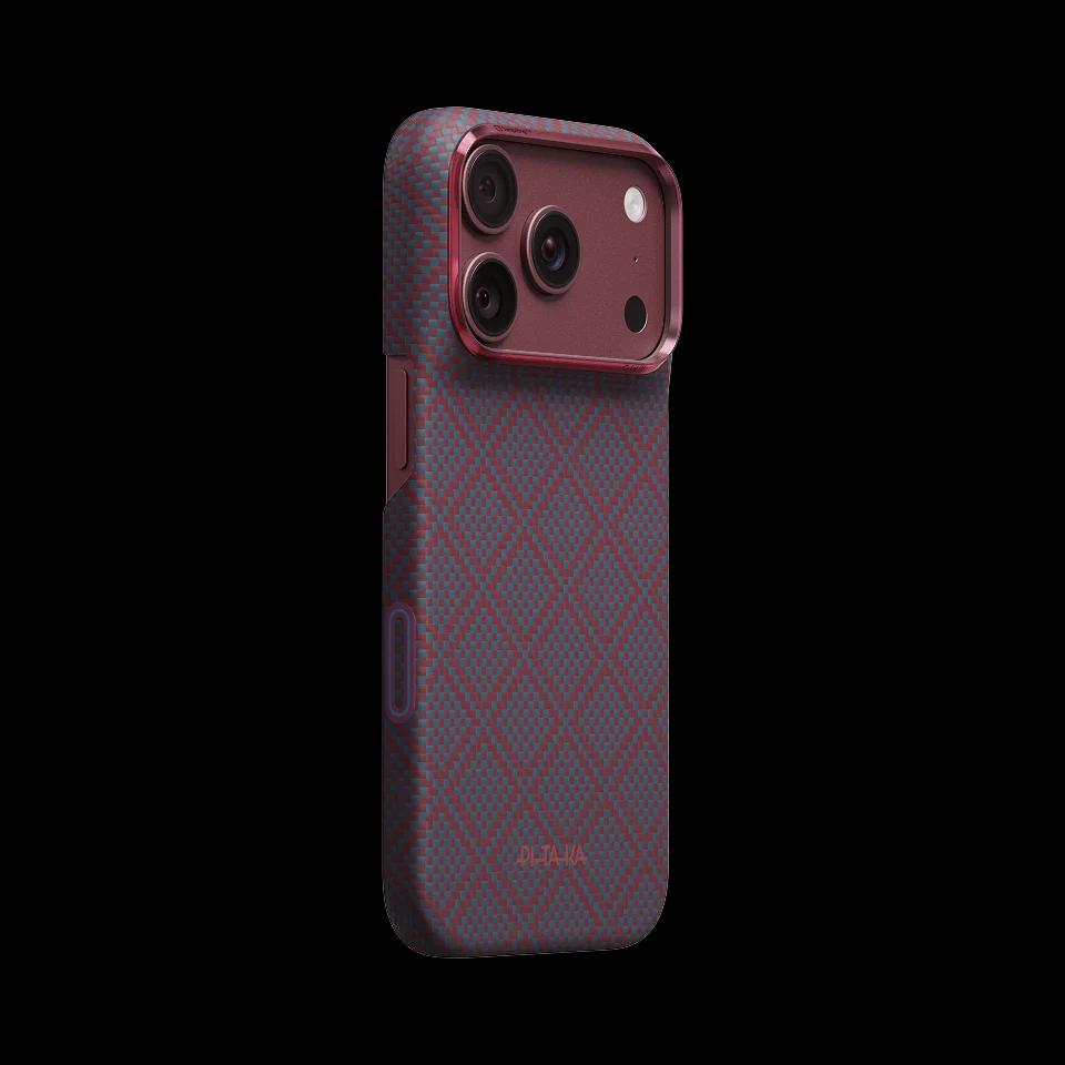 PITAKA ULTRA SLIM CASE (EDGE) IPHONE18/17 PRO MAX - BLUE'S RED-04 KI818PM