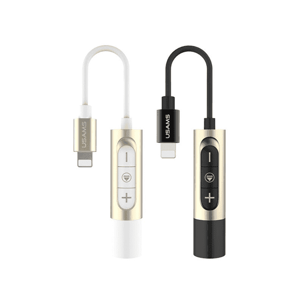 كبل 3.5 متر SJ085[C USAMS LIGHTNING TO 3.5MM ADAPTER SJ085]