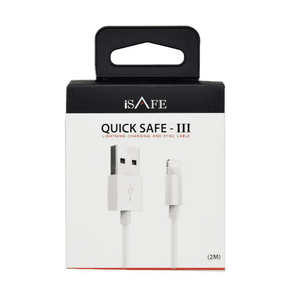كابل اي سيف ايفون [ISAFE USB CABLE LIGHTNING]