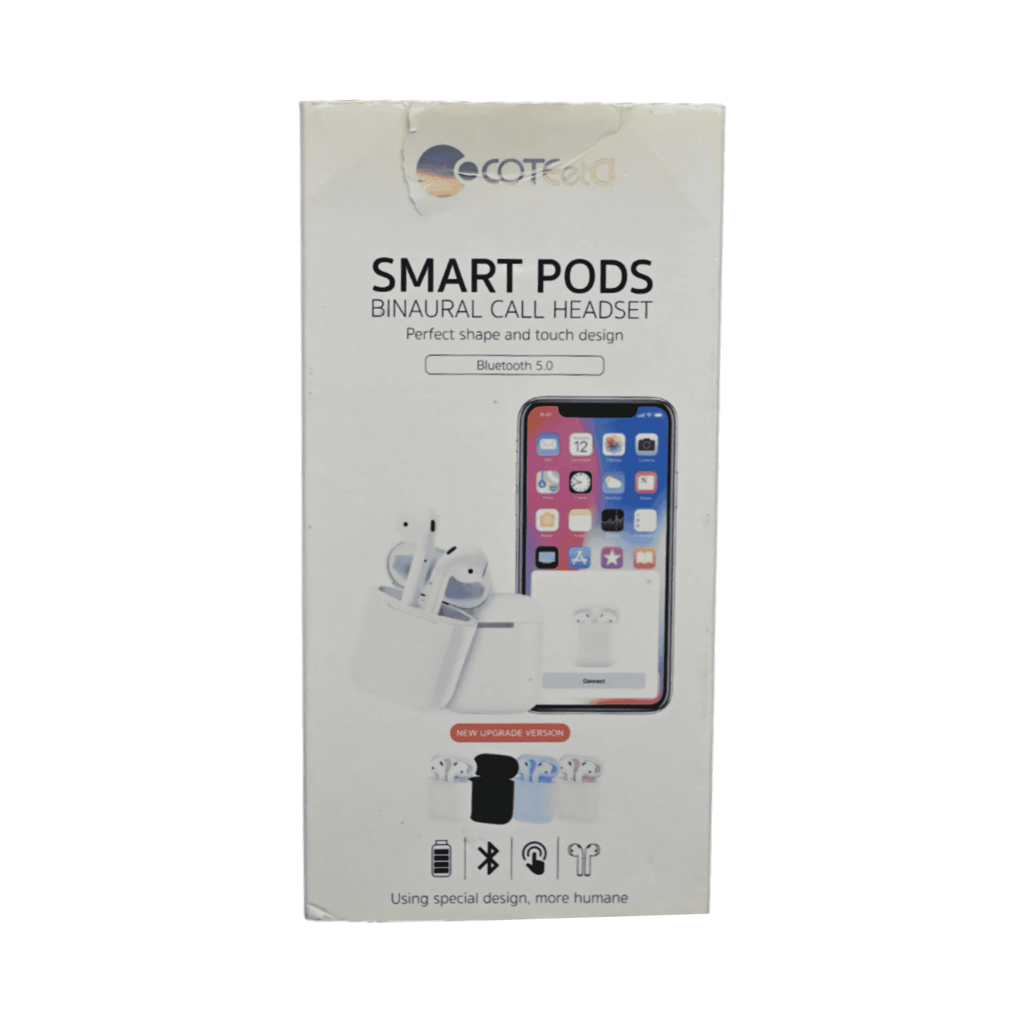 COTEETCL SMART AIRPLUS BLUETOOTH HEADSET BLUE