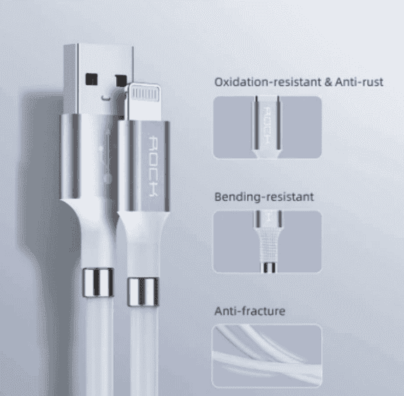 ROCK MAGNETIC DATA CABLE LIGHTNING 1.8M