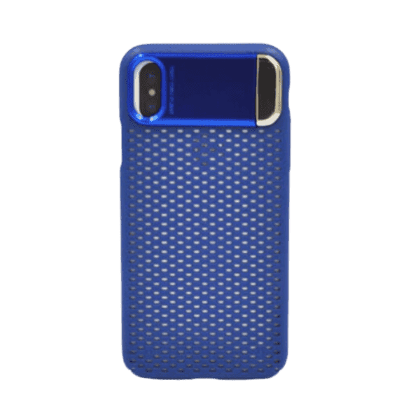 جوروم كوب سيريز حالة صلبة فون X بلو[JOYROOM CUBE SERIES HARD CASE IPHONE X BLUE]