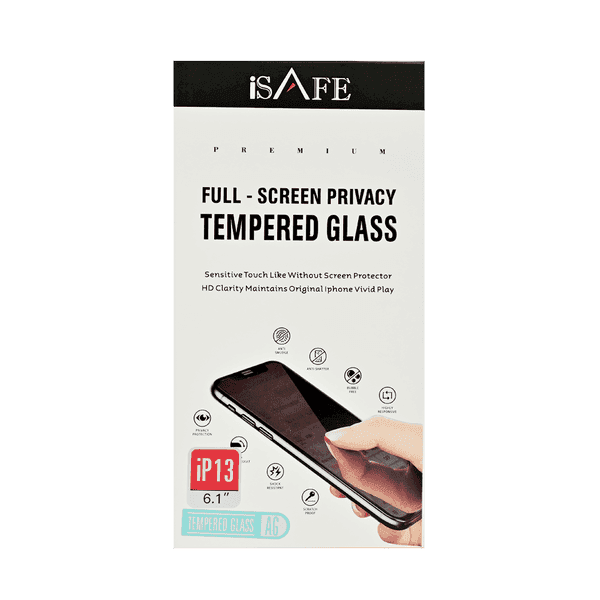 ISAFE HD GLASS SCREEN GUARD IPHONE 13/13 PRO MATTE PRIVACY