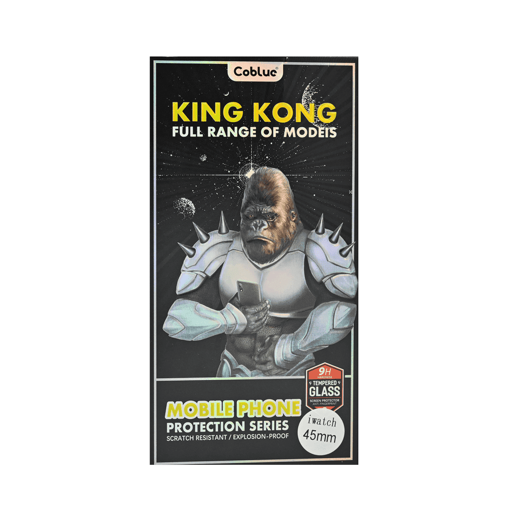 COBLUE APPLE WATCH SERIES 7 TEMPERED GLASS 45 MM BLACK