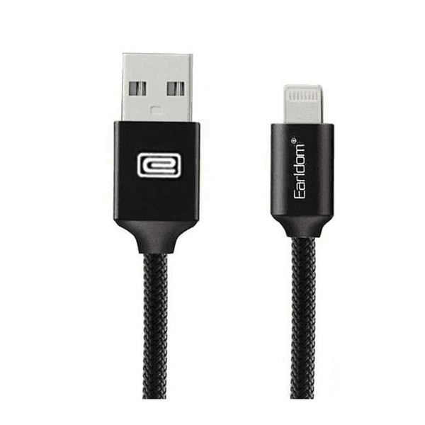 EARLDOM EC163i SHORT LENGTH CABLE LIGHTNING BLACK
