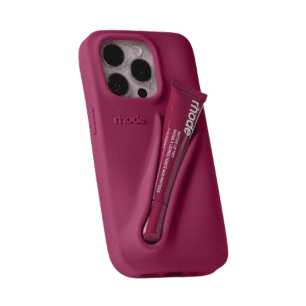 RHODE LIPSTICK SILICONE CASE IPHONE 16 PRO PLUM