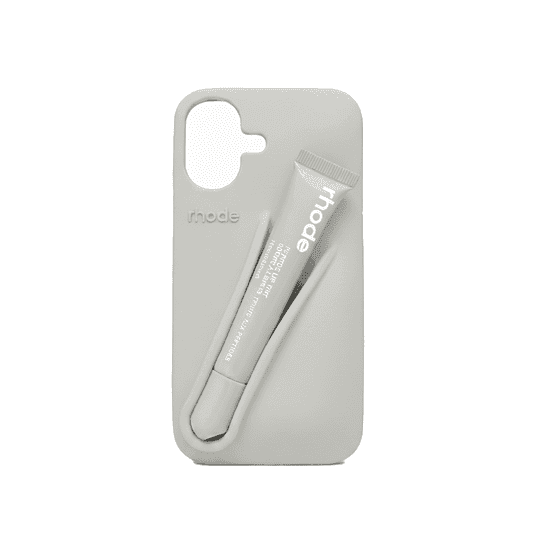 Rhode Lipstick Silicone Case iPhone 17 - Grey