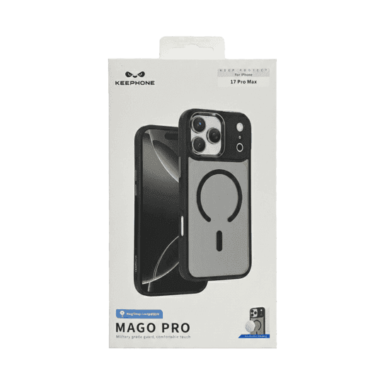 KEEPHONE MAGO PRO MAGSAFE CASE IPHONE 17 PRO MAX BLACK