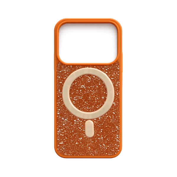 ISAFE BLING MAGSAFE HARD COVER IPHONE 17 PRO ORANGE