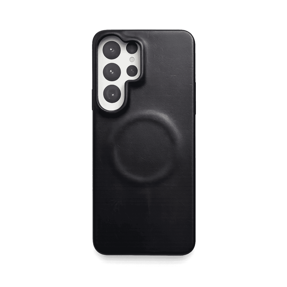 PIBLUE CBS-A28 LEATHER MAGNETIC HARD CASE S26 ULTRA BLACK