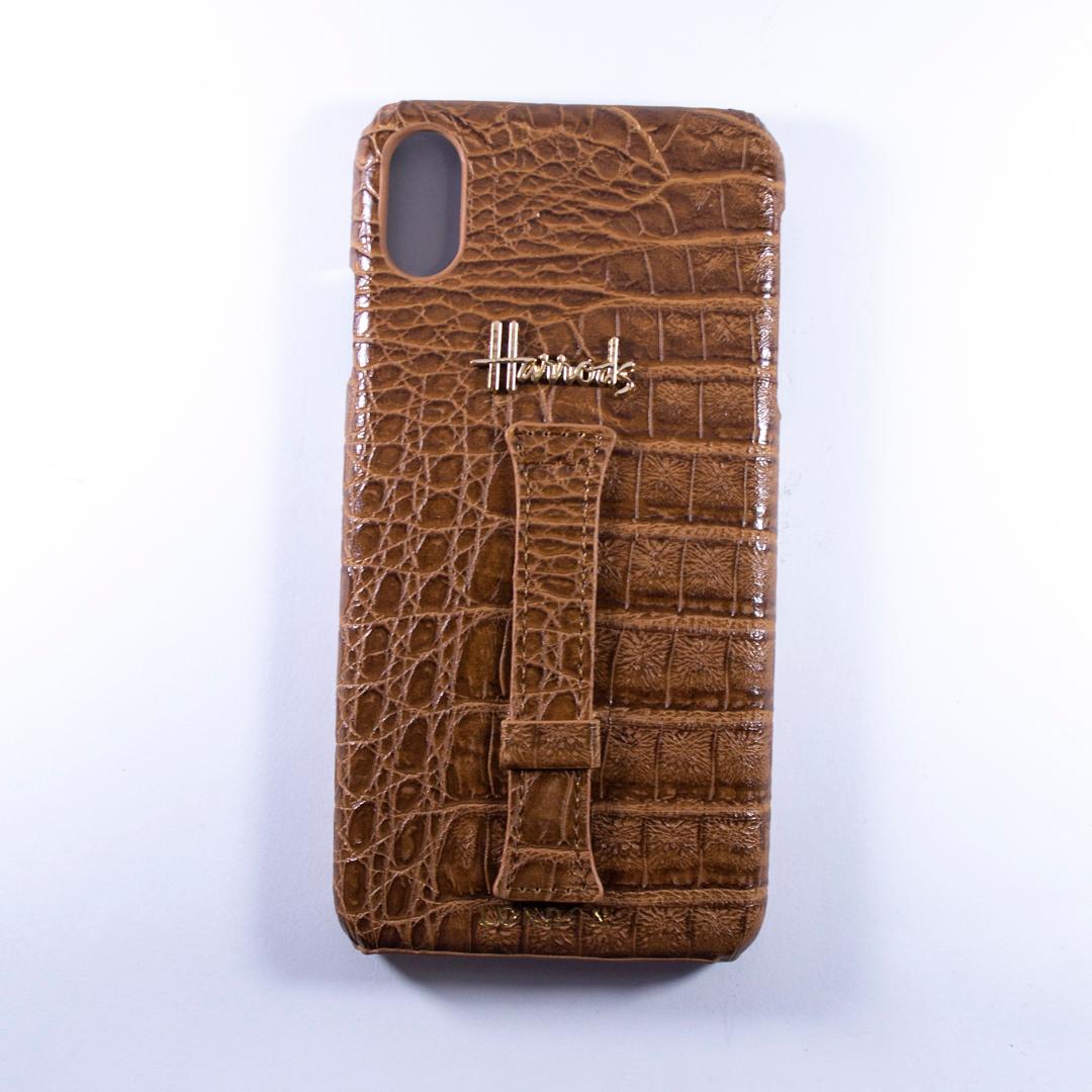 HARRODS HARD COVER IPHONE XS MAX BROWN