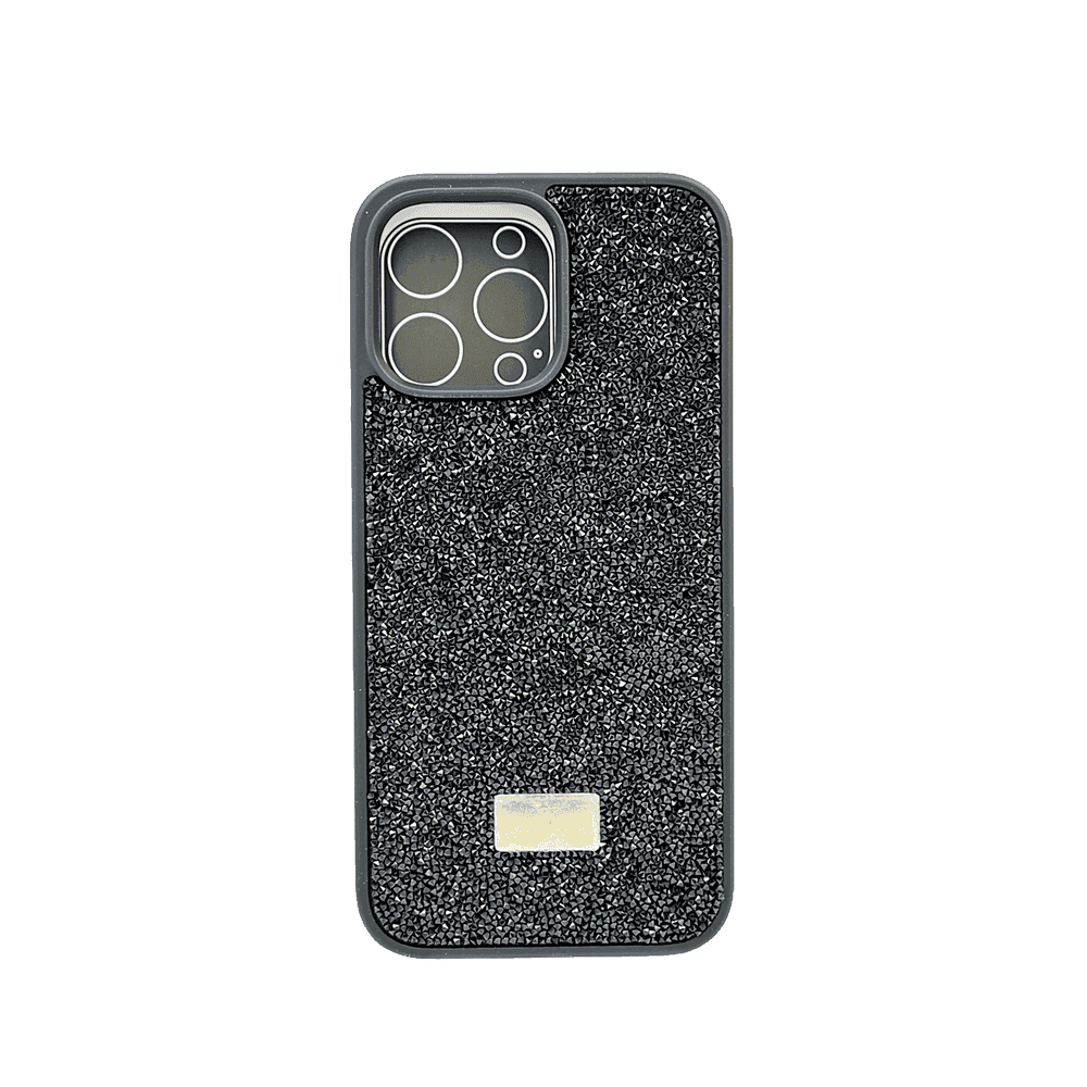 Swarovski Bling World Black Case for iPhone 16 Pro Max