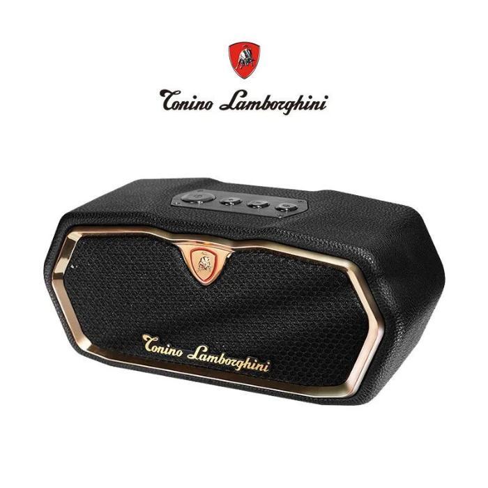 TONINO LAMBORGHINI PORTABLE BLUETOOTH SPEAKER TL89 BLACK