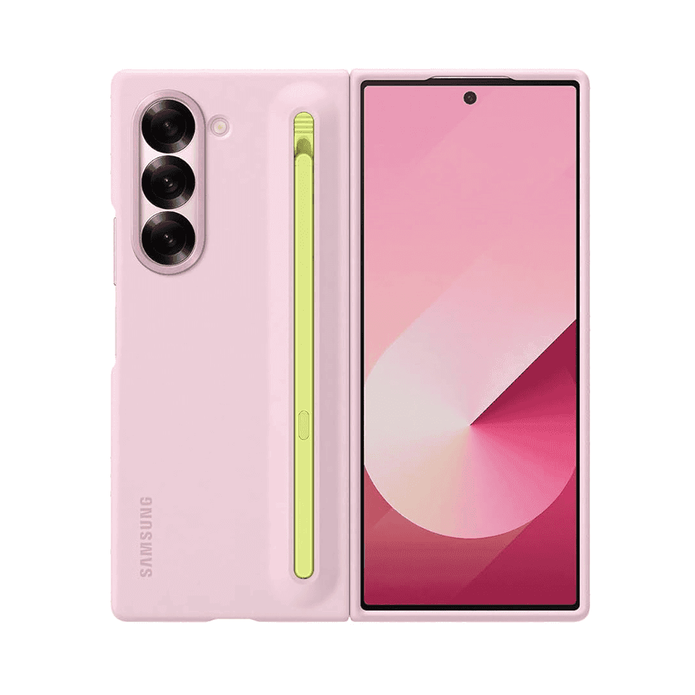 Samsung Galaxy Z Fold6 Pink Case with S Pen Slot