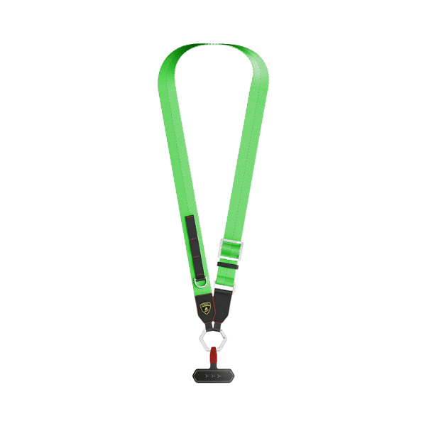 Automoili Lamborghini Green Mobile Lanyard Holder
