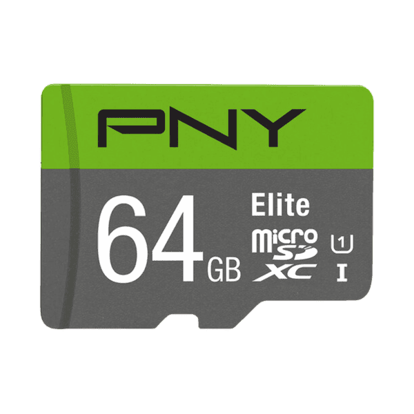 Pny Microsdhc Flash Card Elite 64Gb