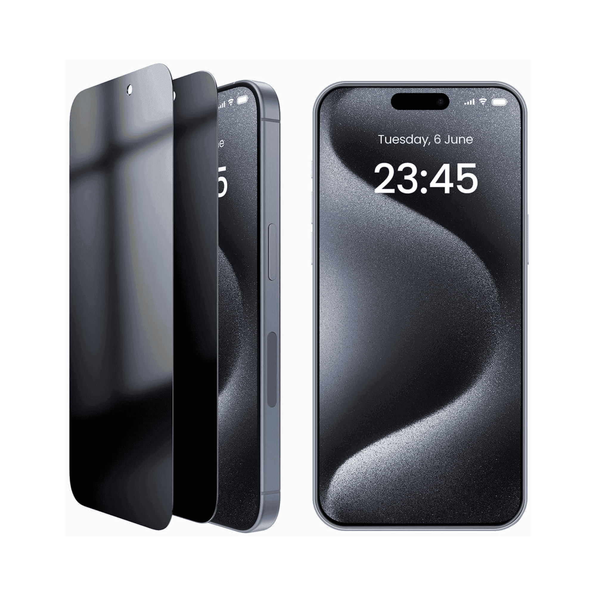 SAMOS HD TEMPERED GLASS IPHONE 15 PRO PRIVACY