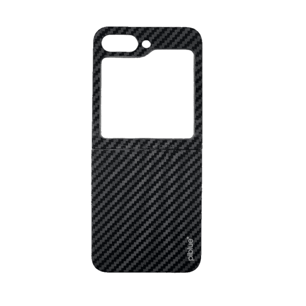 Piblue Twill Kevlar Magnetic Phone Case for Samsung Z Flip6 - Black